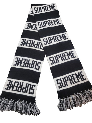Supreme Polartec® Logo Scarf Supreme - Black Fleece New With Tags