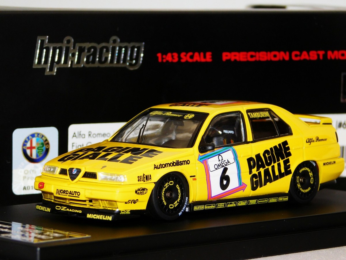 ALFA ROMEO 155 TS PAGINE GIALLE #6 TAMBOURINI SUPERTURISMO 1994