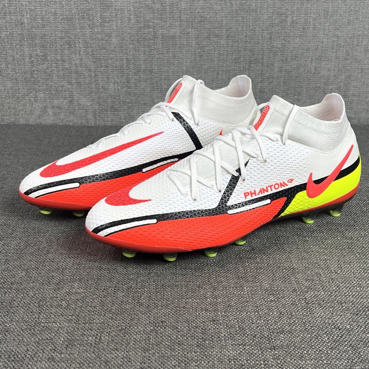 Nike Phantom GT2 Elite DF AG-Pro Crimson ACC Volt White Mens Sz
