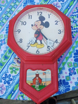 Vintage Mickey Mouse Electric Clock, Welby By ELGIN | eBay