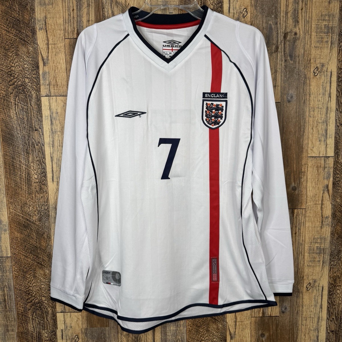 正規品】2002イングランド代表 アルゼンチン戦マッチデイ ベッカム