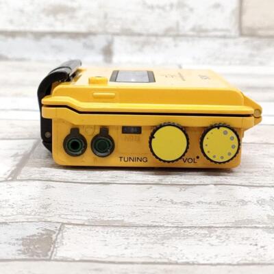 SONY WALKMAN WM-F5 SPORTS WALKMAN FM Yellow Cassette Player 