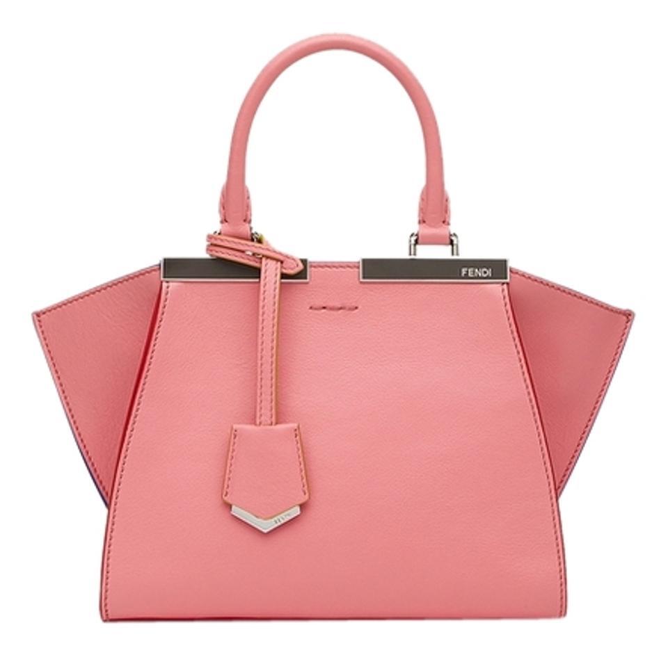 FENDI Mini 3Jours Pink Leather Tote Crossbody Shoulder Bag | eBay