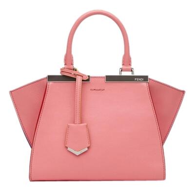 FENDI Mini 3Jours Pink Leather Tote Crossbody Shoulder Bag | eBay