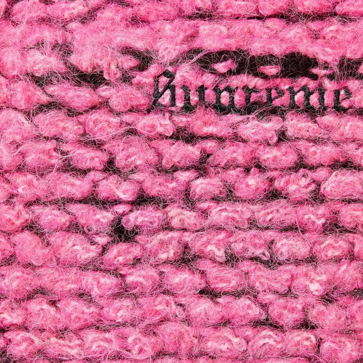 Supreme Textured Knotted Cardigan Black Pink Blue 3colors Size S
