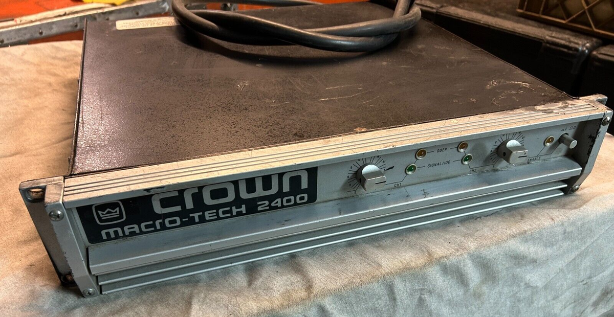 Crown MA2400 Rackmount 2-Ch Power Amplifier | eBay