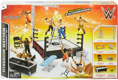 WWE RINGSIDE MAYHEM WRESTLING ACCESSORY PLAYSET ANNOUNCER TABLE