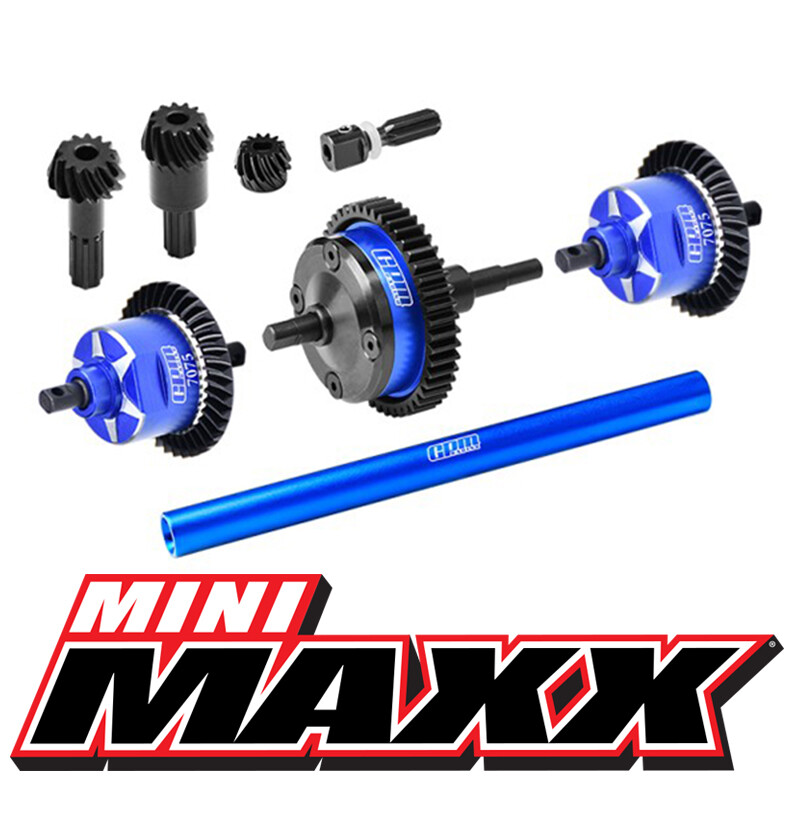 GPM TXMM3747 7075 F & C & R COMPLETE GEAR DIFF 10780 FOR RC