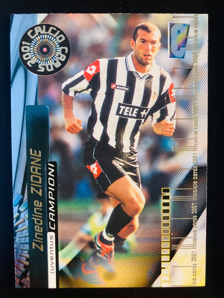 2000-01 Panini Calcio Cards 2001 # 96 Zinedine Zidane Juventus