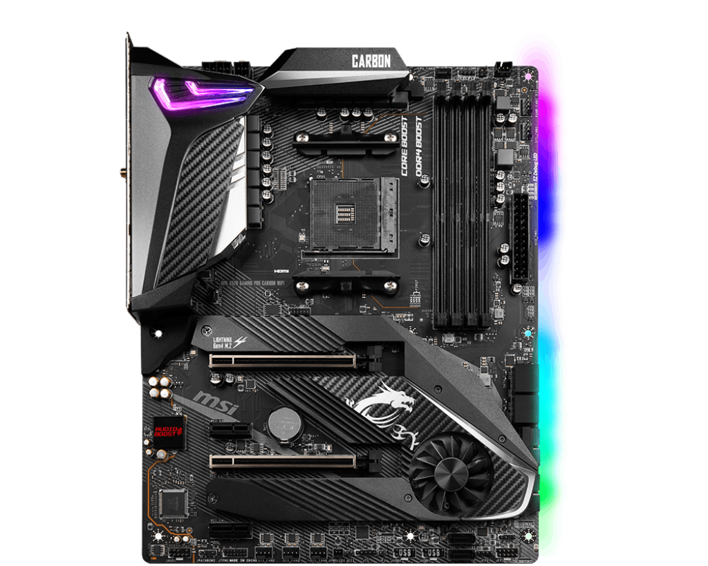 MSI MPG X570 GAMING PRO CARBON WIFI ATX MB AMD RYZEN 9 SOCKET AM4