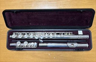 YAMAHA フルート221 YAMAHA YFL-221 Flute Silver Plated Tested with