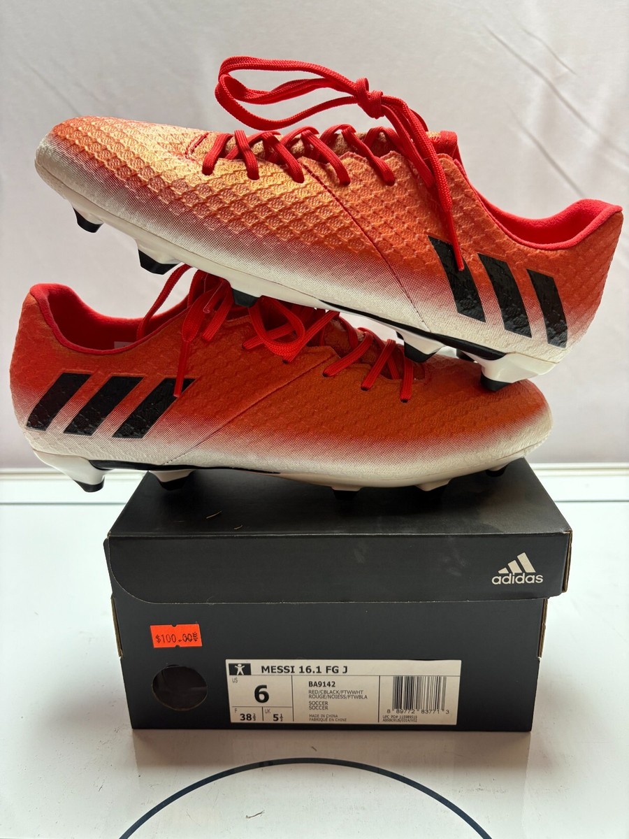 ADIDAS MESSI 16.1 FG Colorway Red/White | eBay