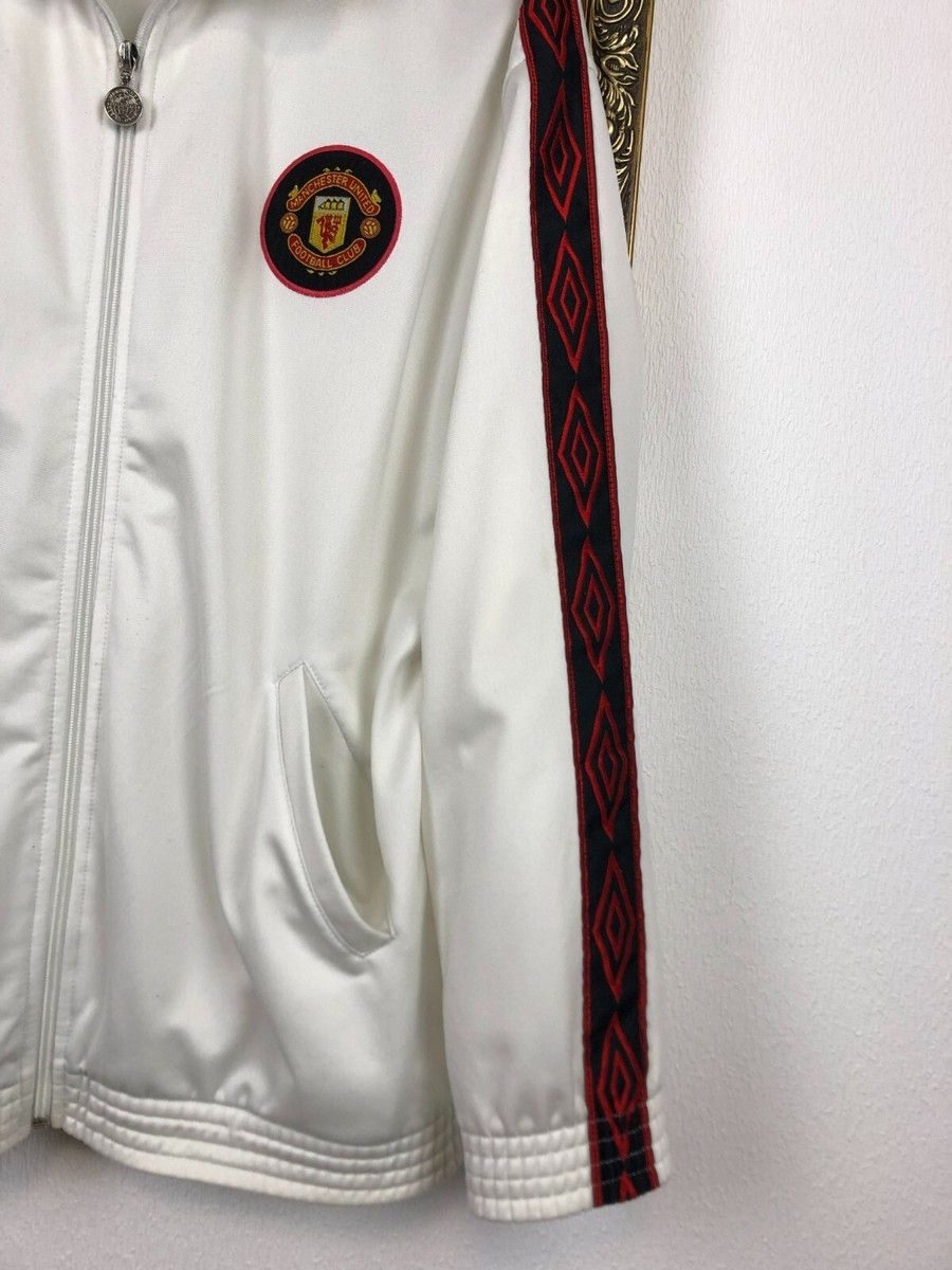 Vintage 90's Umbro Manchester United Football Jacket Soccer Track