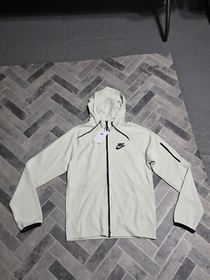 Nike Tech Fleece Windrunner Hoodie Sea Glass Light Green Black