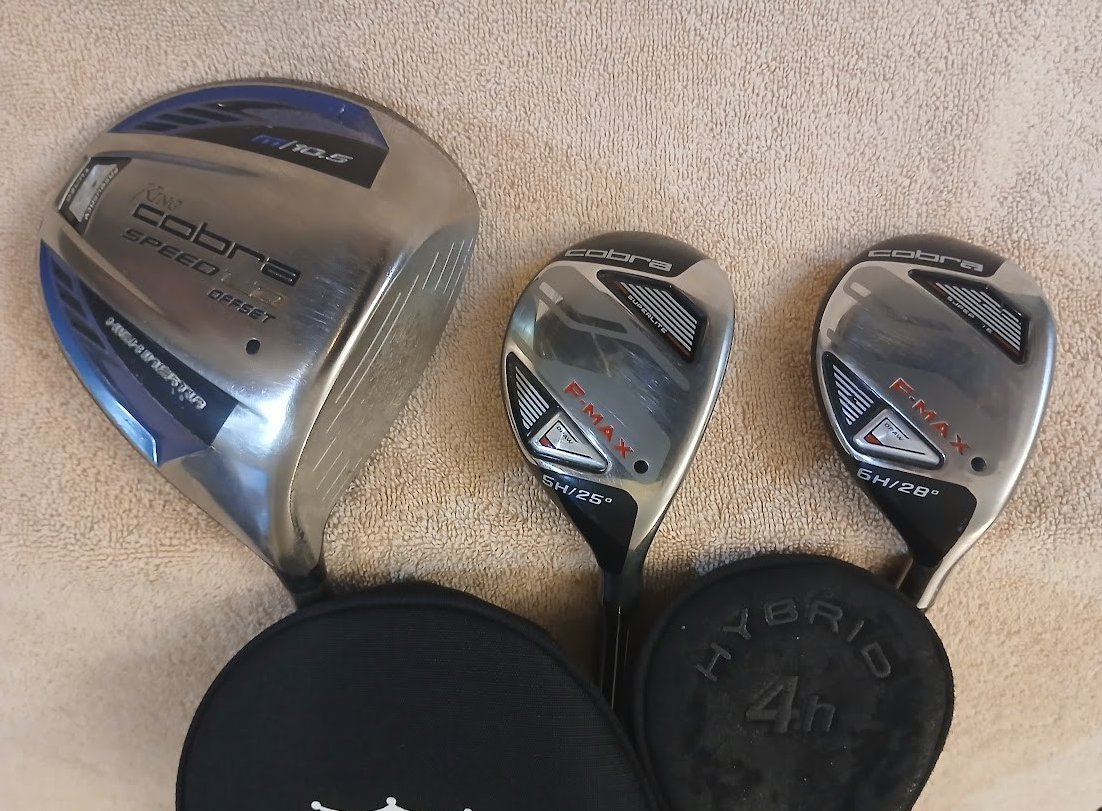 TZ GOLF - King Cobra Speed LD M 10.5* Driver, F-Max 25* 5H, 28* 6H