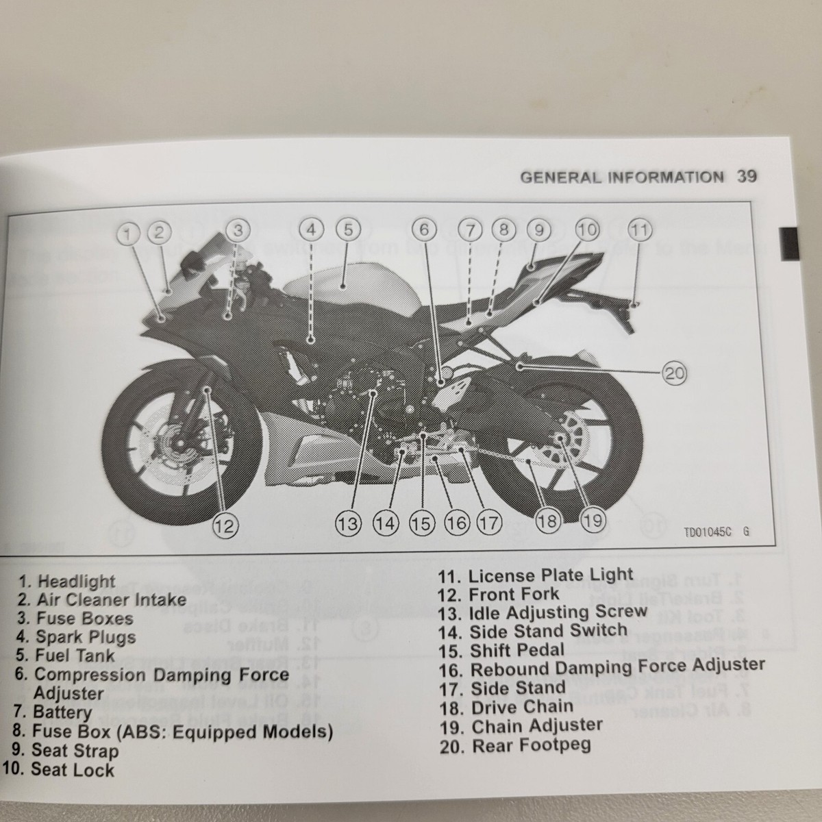 OEM KAWASAKI NINJA ZX6R 2019-2023 Owner's Manual PRINTED 2021