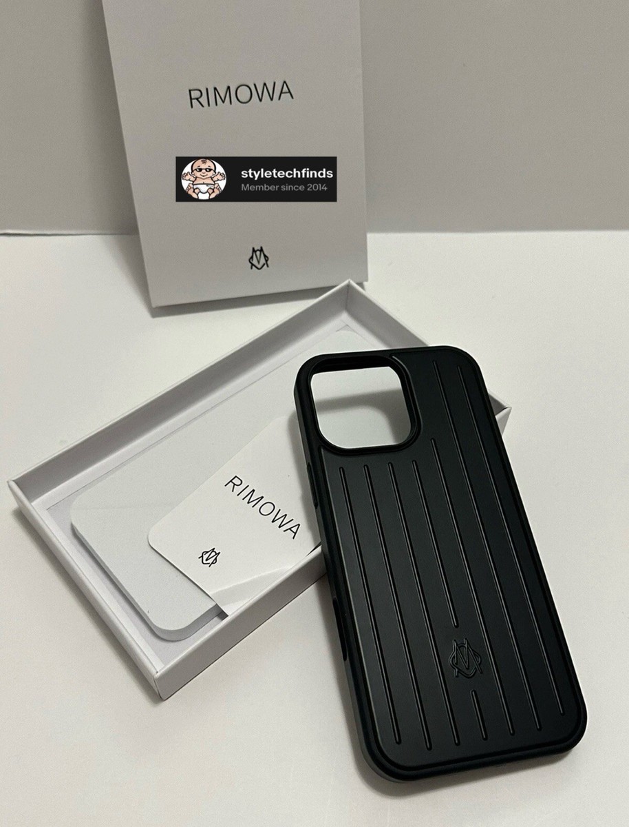 Rimowa Iphone Case Aluminum For Iphone 16 ProMAX BLACK ⭐️U.S