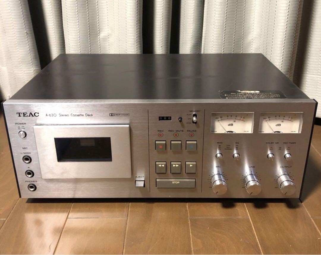 TEAC A-630 ステレオカセットデッキ動作確認済み 【公式通販】