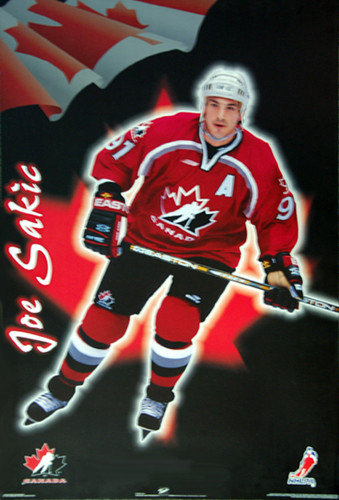 JOE SAKIC Rare 1998 Team Canada Hockey Nagano Olympics Vintage