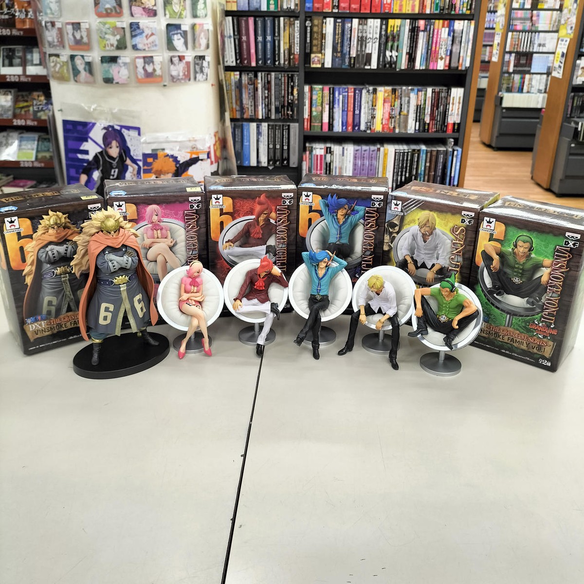 Banpresto One Piece Model No. DXF Vinsmoke Family All 6 Types Set