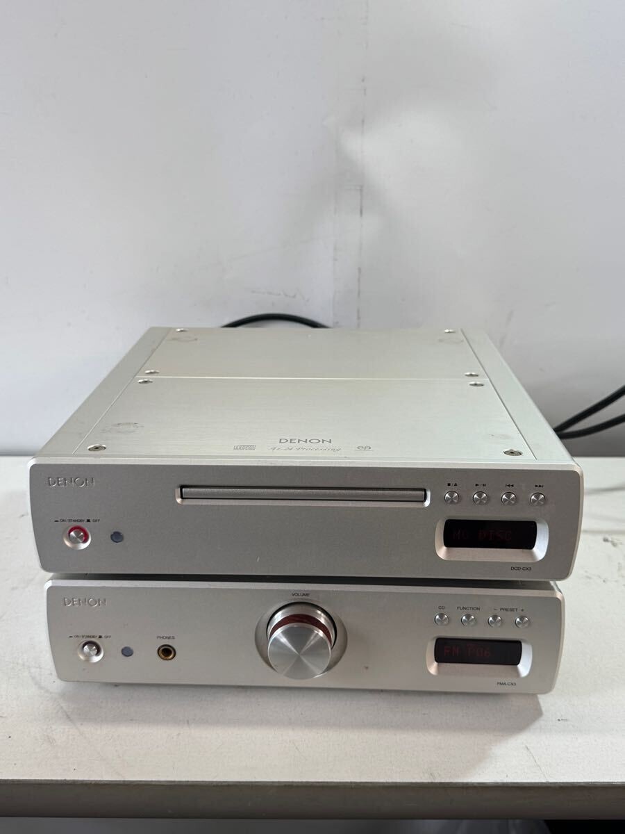 ロイヤルドルトン様】DENON DCD-CX3+PMA-CX3 DENON DCD-CX3 PMA-CX3 sets |