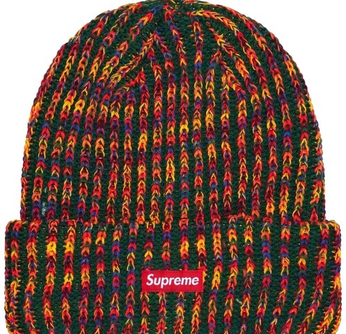 Supreme FW24 Bandana Big Logo Beanie Red | eBay