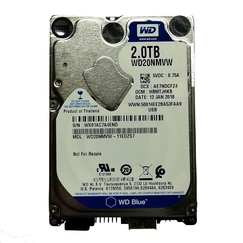 Western Digital 2TB WD20NMVW-11EDZS7 USB 3.0 Portable External HDD