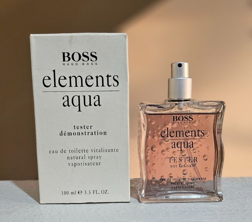 BOSS Elements Aqua by Hugo Boss 3.3 3.4 oz 100 ml Eau de Toilette