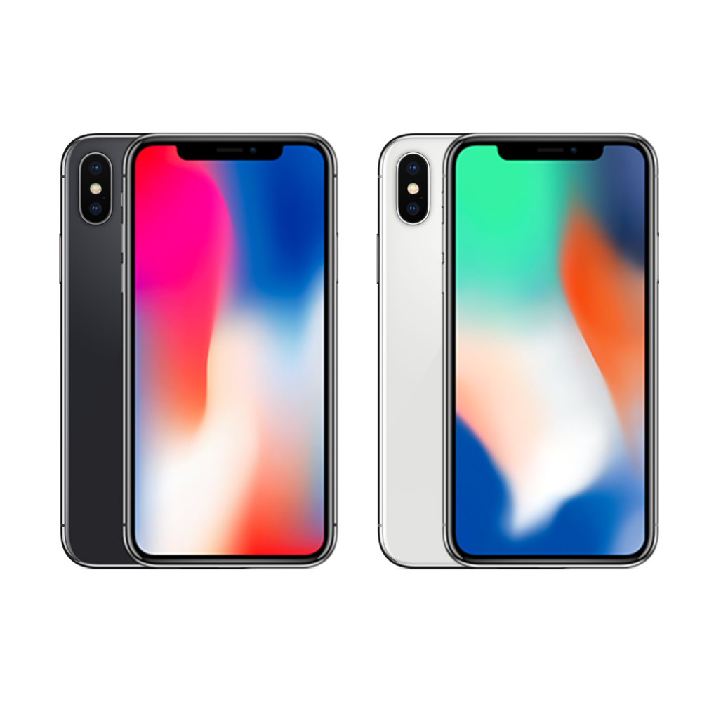 Apple iPhone X - Silver - 64GB/256GB - Unlocked, T-Mobile, Sprint