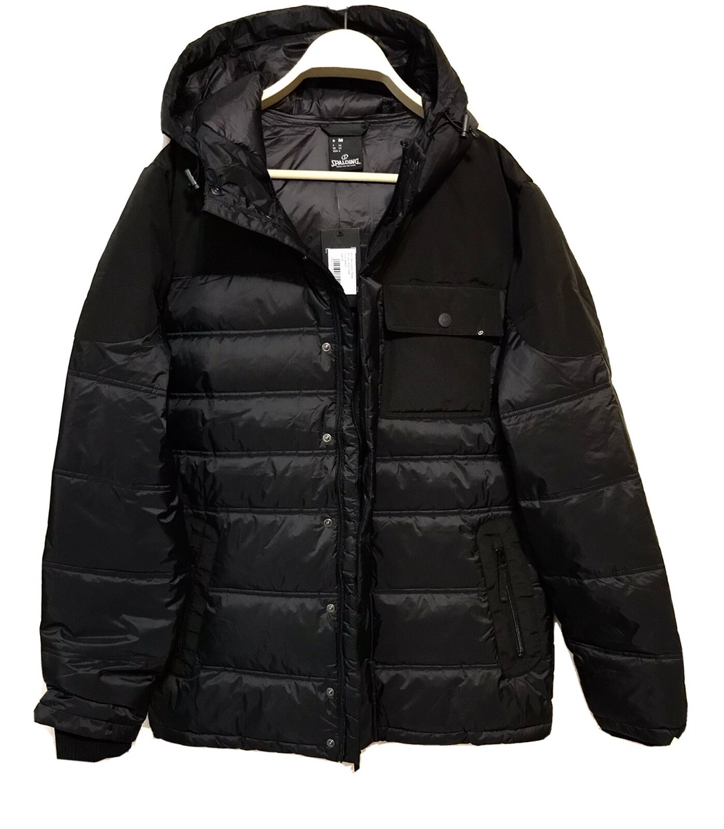 19574 SPALDING メンズ スキーウエア ジャケット 黒X白 LL SPALDING
