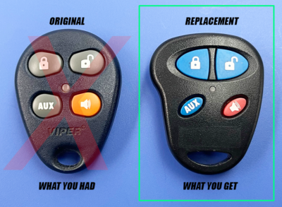 NEW REPLACEMENT ALTERNATE VIPER 476V 4-BUTTON EZSDEI476 REMOTE