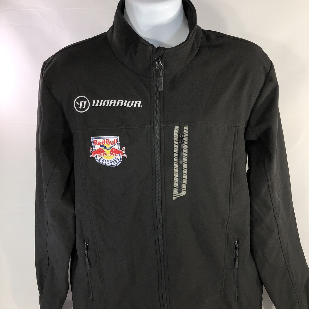 Red Bull Salzburg High Mock Neck Full Zip Jacket by Warrior XXL