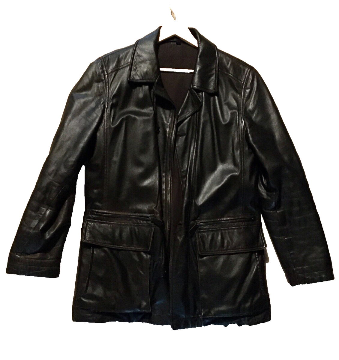 Vintage Armani Collezioni Mens Lambskin Leather Jacket Coat | eBay