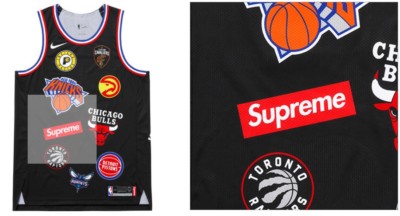Supreme Nike NBA Teams Authentic Jersey Black MEDIUM (44