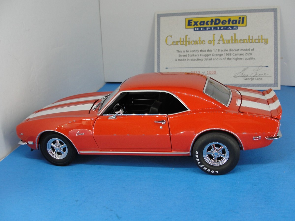 1968 CHEVY Camaro Z28 Exact Detail STREET STALKERZ 1/18 REPLICA