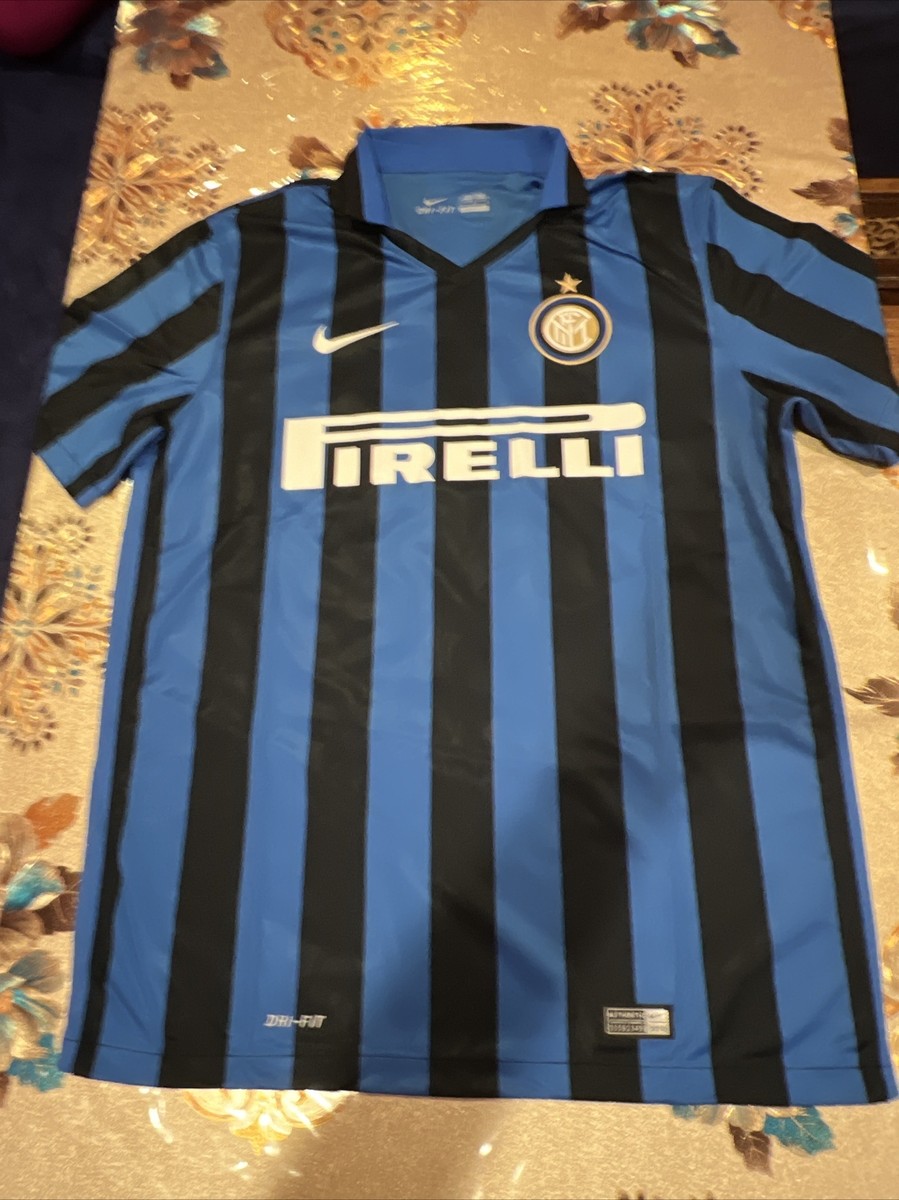ウェア Inter Milan Uniform 95-98 XL Inter Milan Home Jersey 1995
