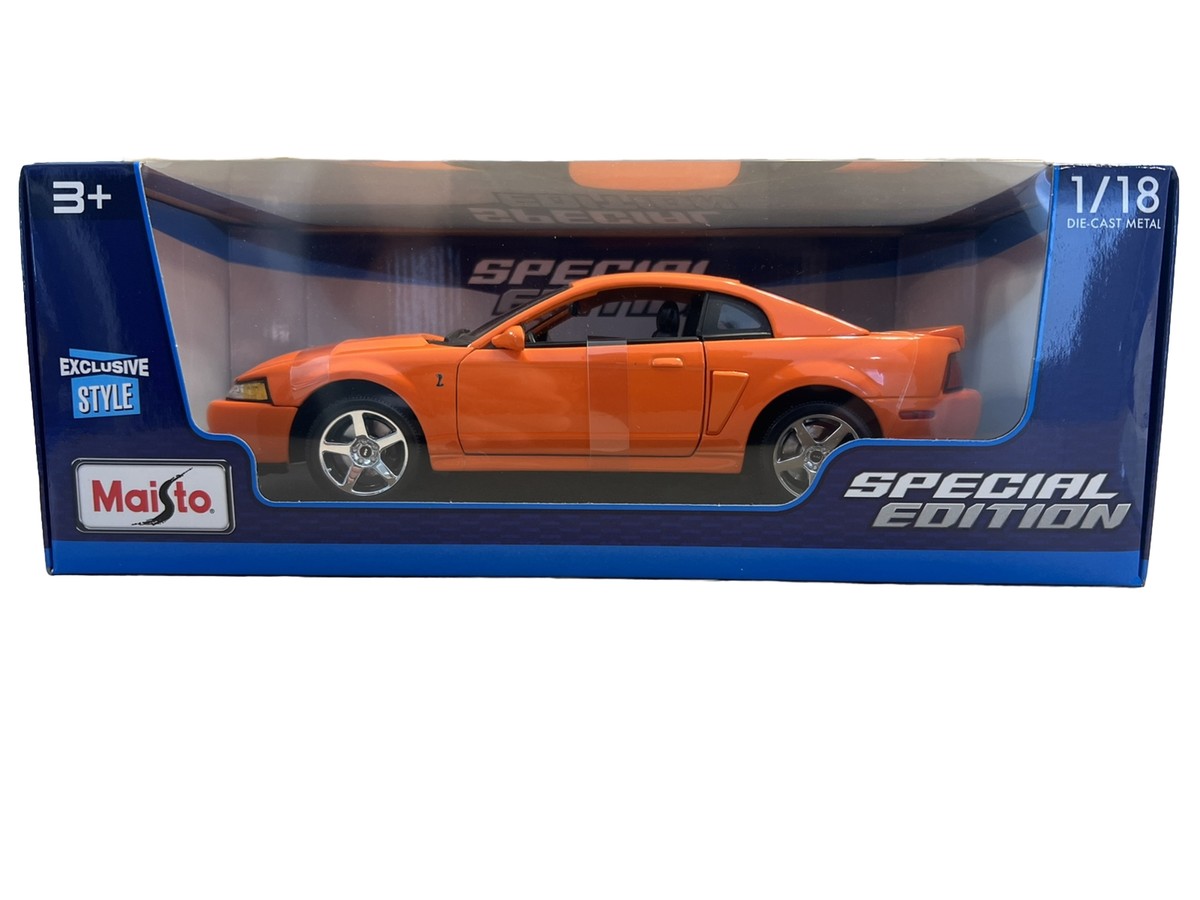 Maisto 1:18 2003 Ford SVT Mustang Cobra Competition Orange | eBay