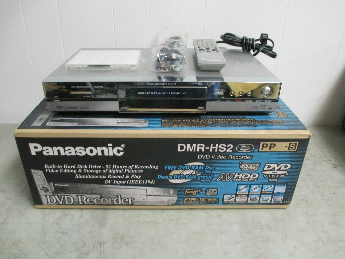 Panasonic DVD Video Recorder DMR-HS2 HDD 40GB | eBay