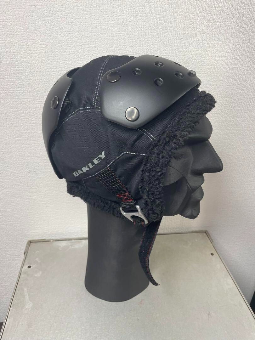 Oakley Flight Deck Beanie Black 001 Helmet Limited Edition Rare