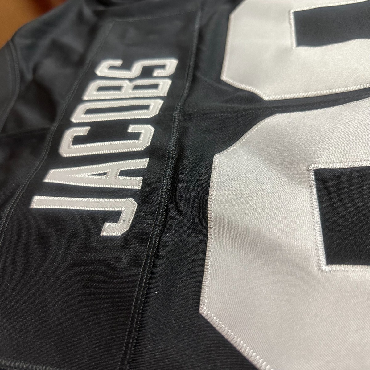Nike Mens Black Dri Fit Las Vegas Raiders Josh Jacobs #28 NFL