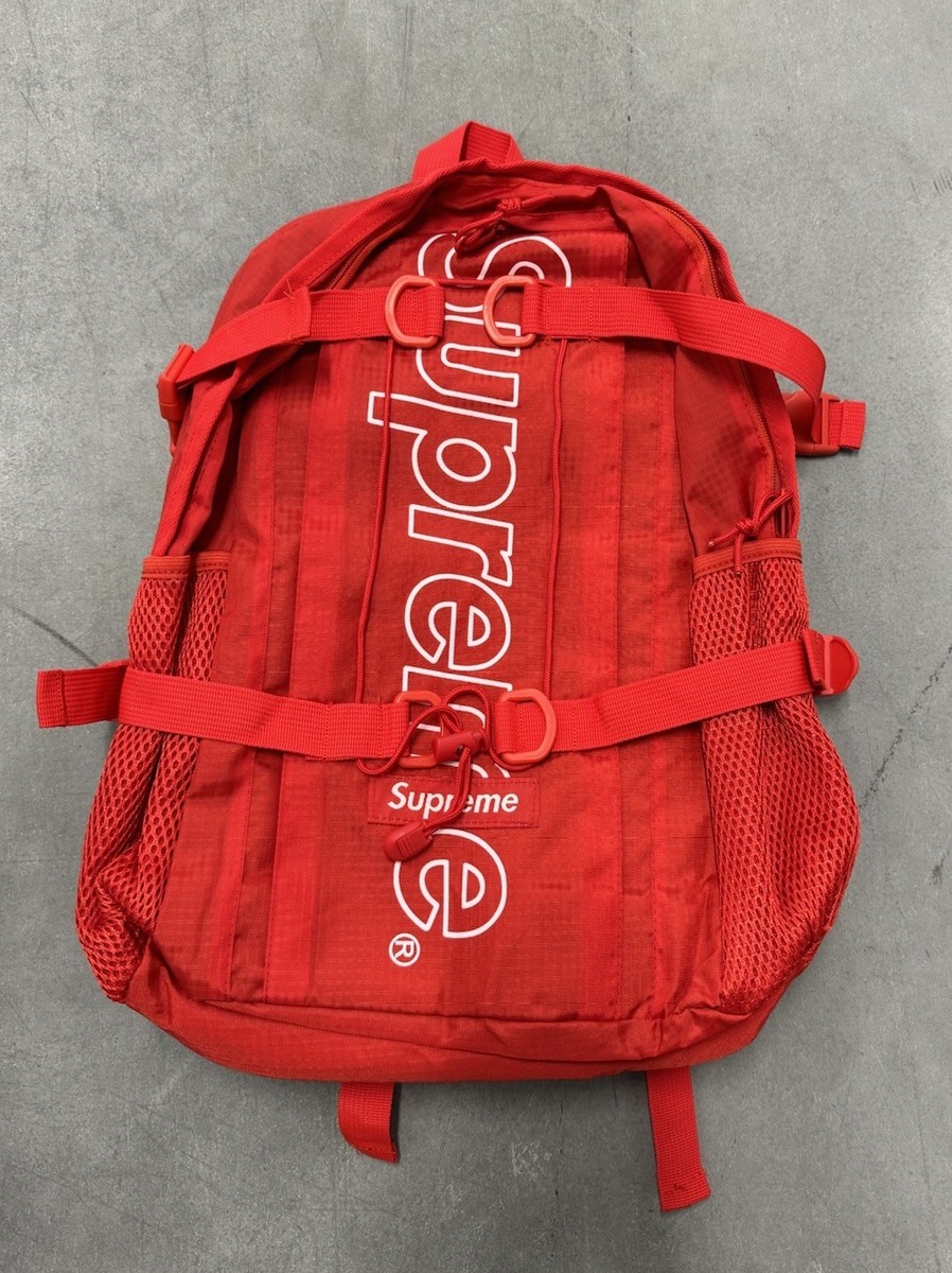 Supreme FW18 Backpack Travel Utility Clip School Tactical Rare
