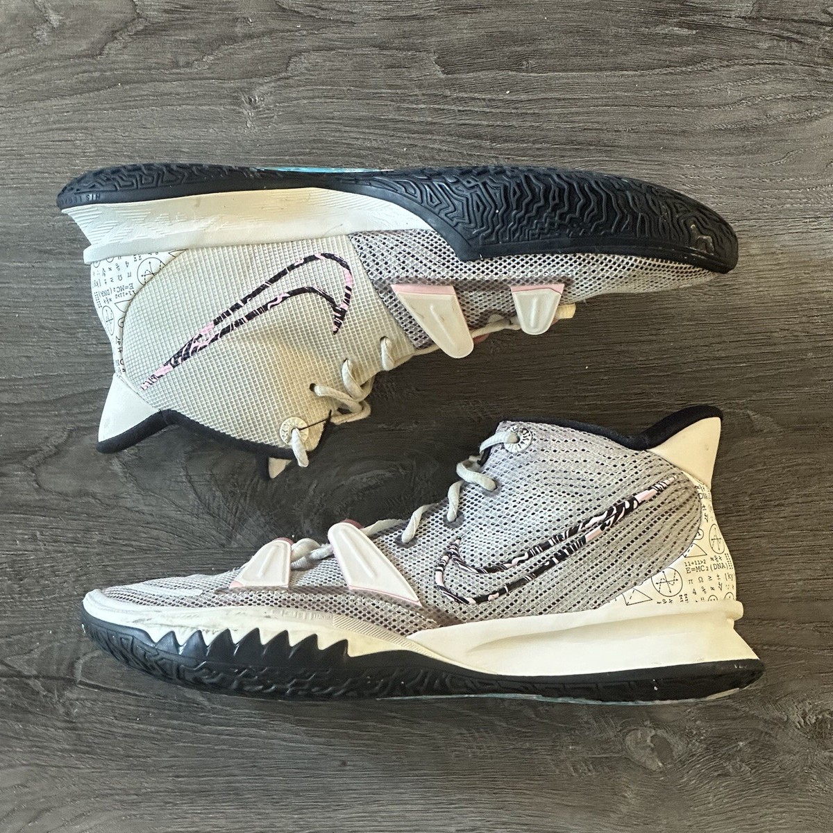 Nike Kyrie 7 Pale Ivory Chlorine Blue Mens Basketball Shoes CZ0141