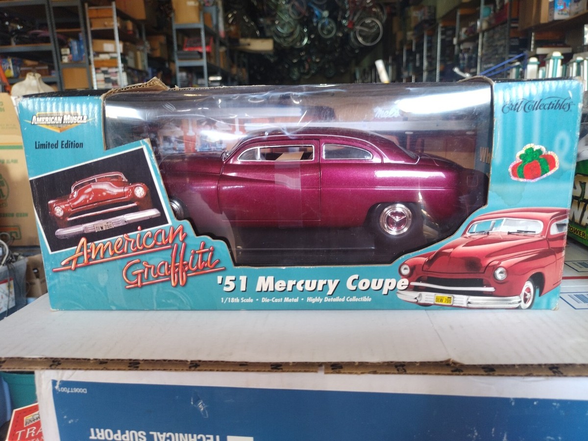 American Muscle 1/18 American Graffiti 1951 Mercury Coupe Ertl