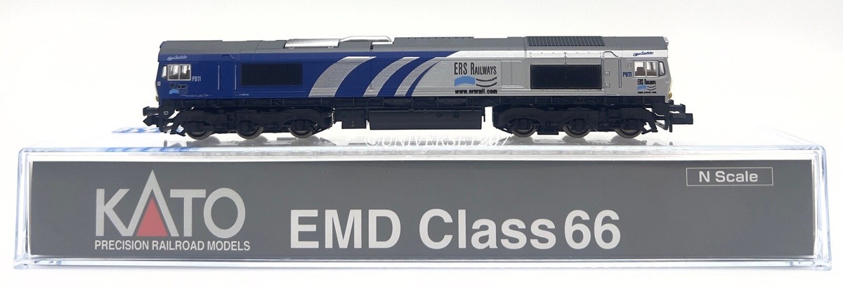 N Scale Kato Lemke K10813 EMD Class 66 ERS Niederlande #PB11