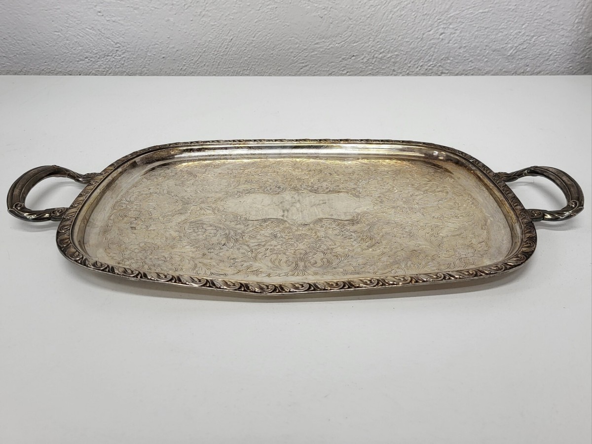 Vintage Briarcliff Oneida Ltd Silverplate Tray | eBay