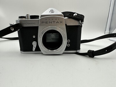 Asahi PENTAX SPOTMATIC SP FILM CAMERA SMC TAKUMAR 50mm F1.4 LENS