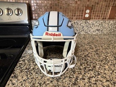 Riddell SpeedFlex Football Helmet Matte Carolina Blue w/ Facemask