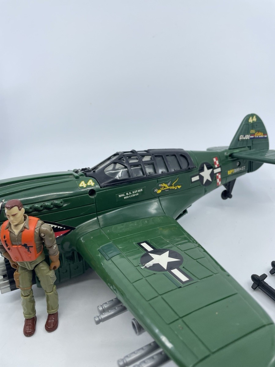 Vintage GI Joe Sgt. Savage P-40 Warhawk WWII Toy Plane HASBRO | eBay