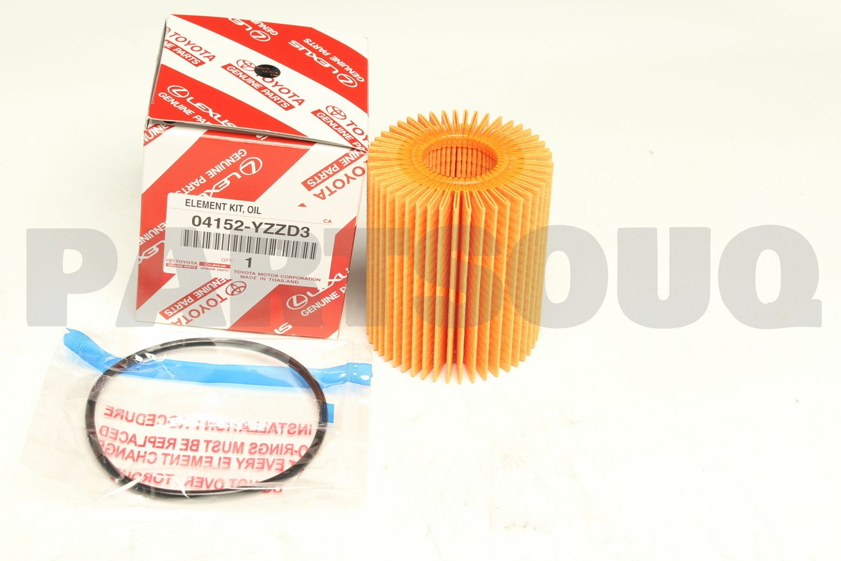 04152YZZD3 Genuine Toyota MVP ELEMENT KIT OIL ALT 0415231080 04152
