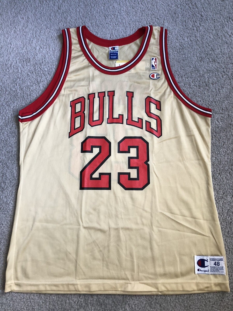 90's チャンピオン NBA ブルズ 23 ジョーダン 48 金タグ USA製 A16549